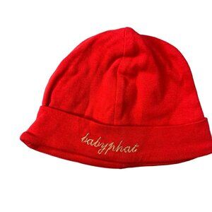baby phat Baby infant size 6 9 months red beanie cap hat stocking